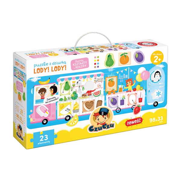 CZUCZU. PUZZLE Z DZIURKĄ. LODY! LODY!