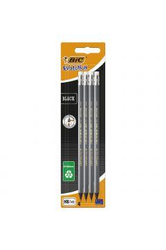 BIC OŁÓWEK Z GUMKĄ EVOLUTION BLACK