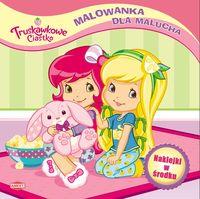 TRUSKAWKOWE CIASTKO. MALOWANKA DLA MALUCHA