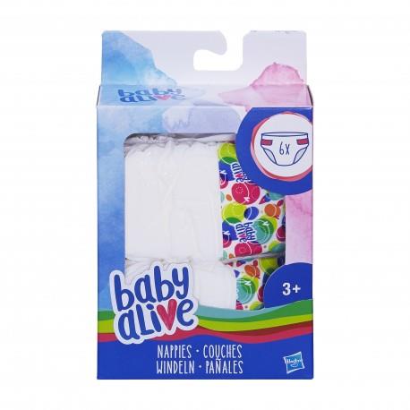 BABY ALIVE - PIELUSZKI 6 SZT.