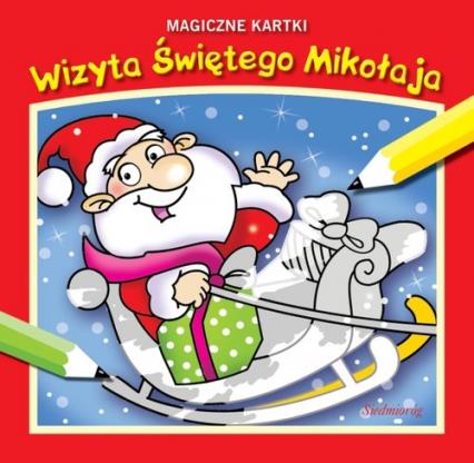 Wizyta Świętego Mikołaja Magiczne kartki