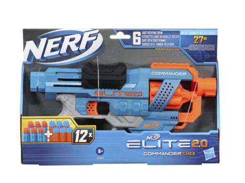 Nerf, wyrzutnia Elite 2.0 Commander RD-6 + 12 sz.