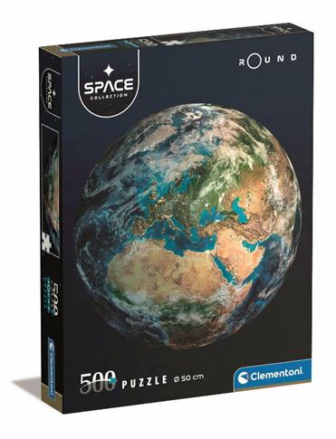 Clementoni, puzzle, okrągłe, Space Collection, 500