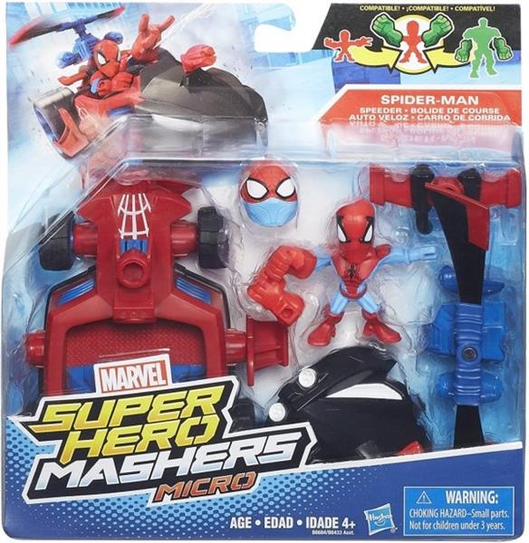 AVENGERS SUPER HERO MASHERS MICRO FIGURKA Z POJAZD