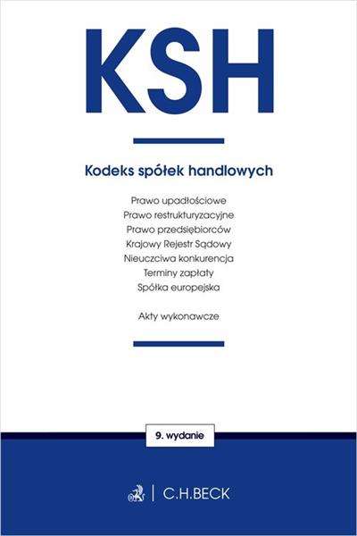 KODEKS SPÓŁEK HANDLOWYCH ORAZ UST TOWARZ W9