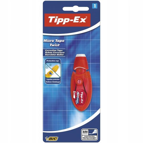 KOREKTOR TIPP-EX TWIST MICRO TAPE BLISTER 1SZT MIX