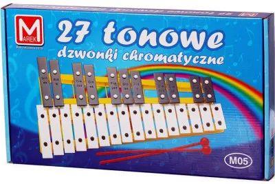 Cymbałki 27 tonowe, chromatyczne
