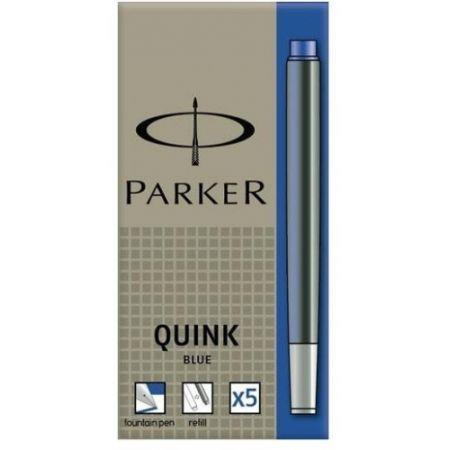 Parker Naboje do pióra długie niebieskie 5 szt.