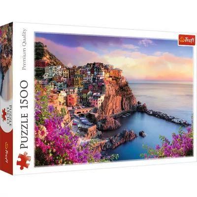 Trefl, puzzle, Widok na miasteczko Manarola, 1500