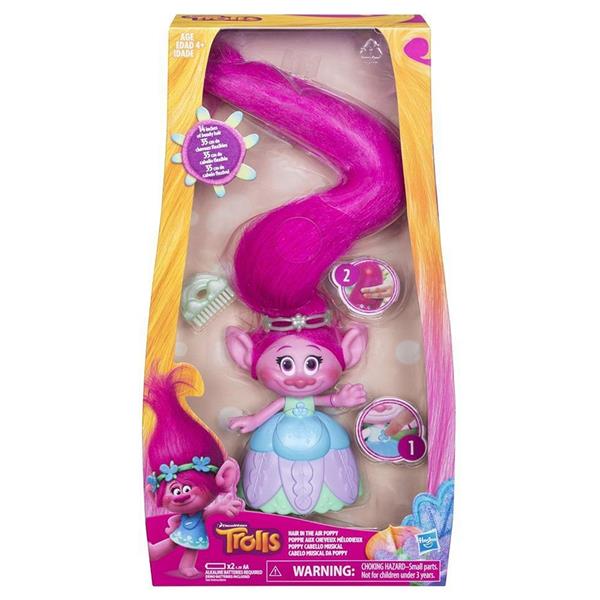 HASBRO TROLLE - LALKA POPPY WYJĄTKOWA FRYZURA