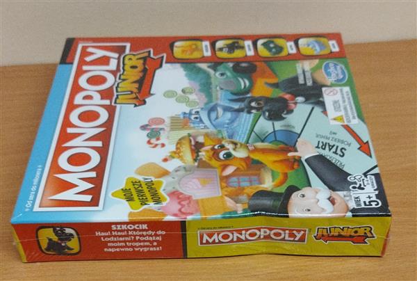 Monopoly, gra strategiczna Monopoly Junior -132687 Monopoly, gra strategiczna Monopoly Junior -132687