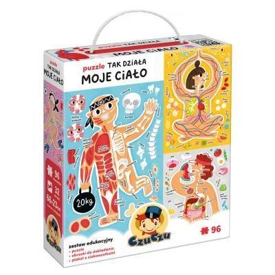 PUZZLE TAK DZIAŁA MOJE CIAŁO 5+ CZUCZU