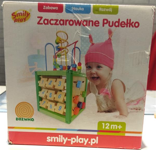 SMILY PLAY DREWNIANA KOSTKA ZACZAROWANE PUDEŁKO