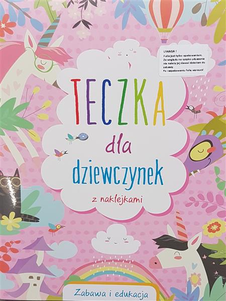 TECZKA DLA DZIEWCZYNEK Z NAKLEJKAMI