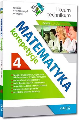 Matematyka. Korepetycje. Liceum, technikum, część