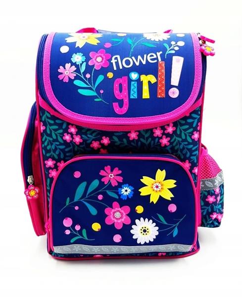 TORNISTER SZKOLNY PREMIUM FLOWER GIRL MAJEWSKI