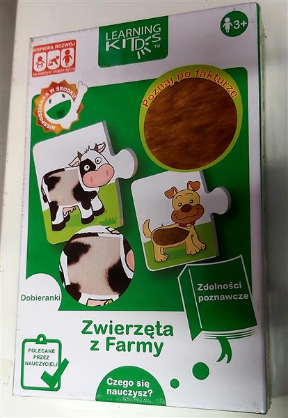 RUSSEL UKŁADANKA EDUKACYJNA - ZWIERZĘTA Z FARMY