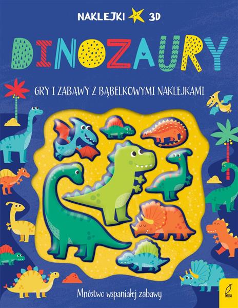 WYPUKŁE NAKLEJKI. DINOZAURY