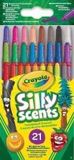 KREDKI ŚWIECOWE ZAPACH. WYKRĘCANE 21 KOL CRAYOLA
