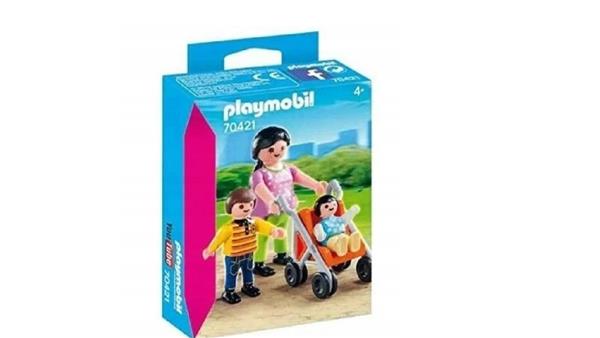 KLOCKI PLAYMOBIL 70421 MAMA Z DZIEĆMI I WÓZKIEM