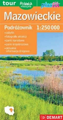 Mazowieckie - podróżownik 1:250 000