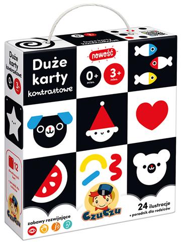 CZUCZU DUŻE KARTY KONTRASTOWE