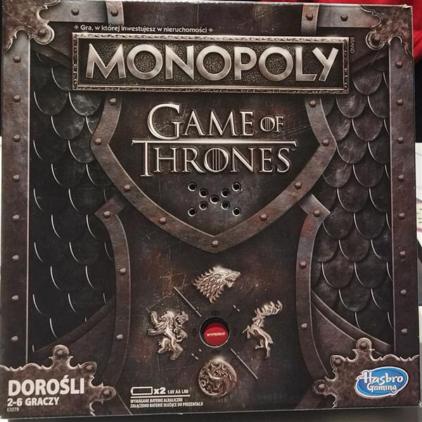 Monopoly Gra o tron Hasbro Game of Thrones DE-80489 Monopoly Gra o tron Hasbro Game of Thrones DE-80489