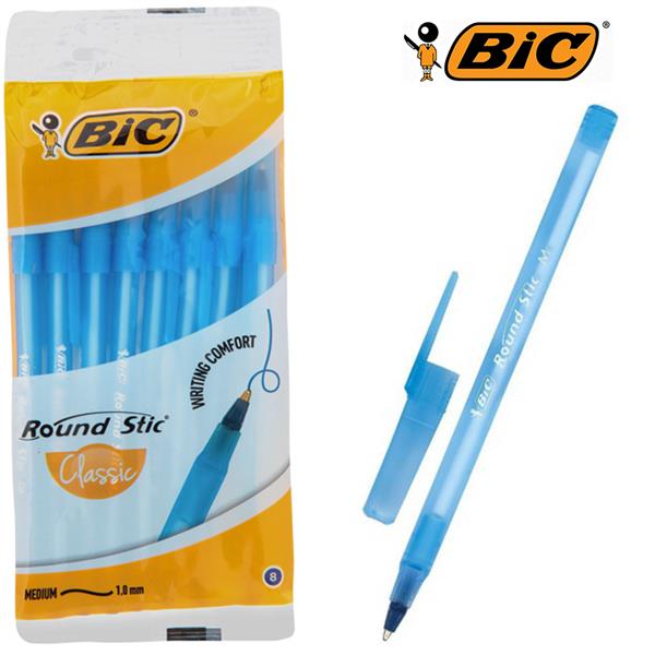 BIC DŁUGOPIS ROUND STIC CLASSIC NIEBIESKI