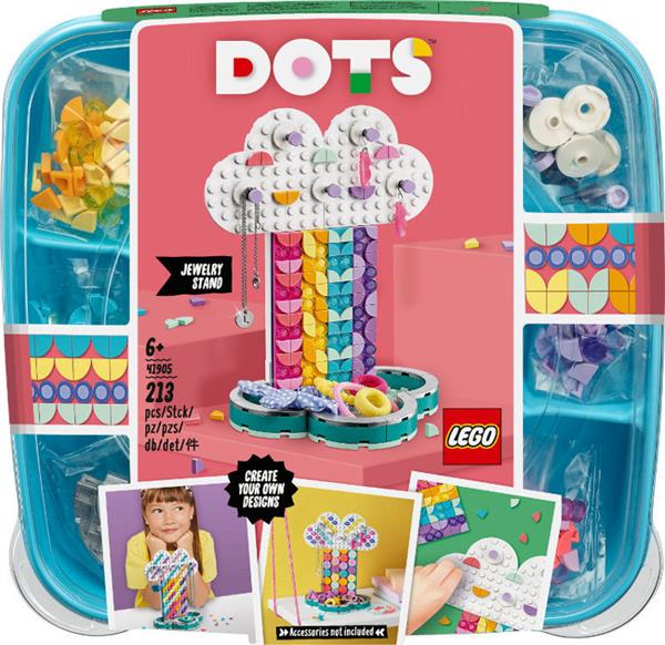 LEGO DOTS 41905 TĘCZOWY STOJAK NA BIŻUTERIĘ
