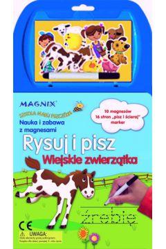 WIEJSKIE ZWIERZĄTKA. RYSUJ I PISZ