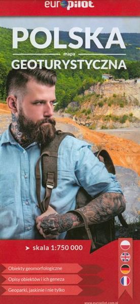 POLSKA MAPA GEOTURYSTYCZNA W SKALI 1:750 000