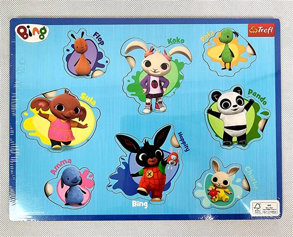 UKŁADANKA DREWNIANA BING PUZZLE MONTESSORI TREFL
