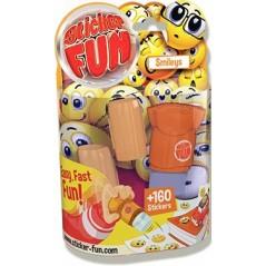 EMOTKI NAKLEJKO-STEMPELKI STICKER FUN