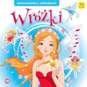 WRÓŻKI. KOLOROWANKA Z NAKLEJKAMI