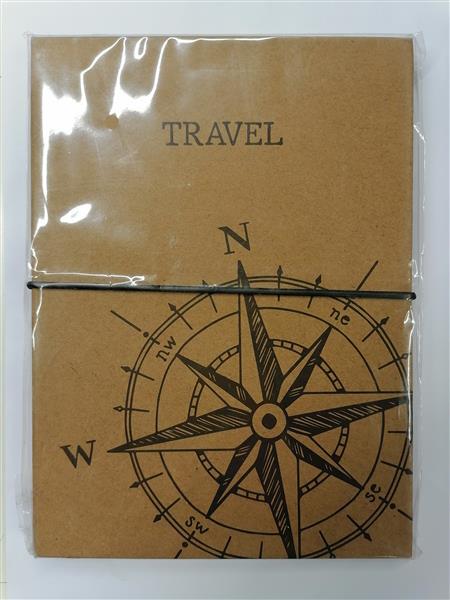 PLANER EKO A5 Z KARTECZKAMI SAMOPRZYLEPNYMI TRAVEL