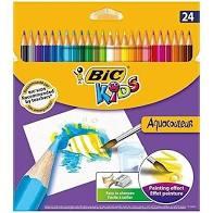 KREDKI AKWARELOWE BIC. 24 KOLORY