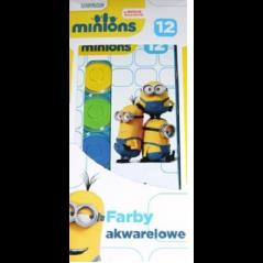 FARBY AKWARELOWE12 KOLORÓW  MINIONKI ST. MAJEWSKI
