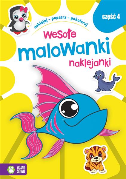 WESOŁE MALOWANKI NAKLEJANKI C.4