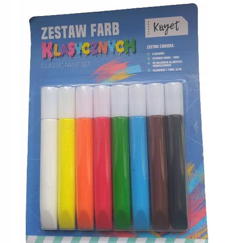 ZESTAW FARB KLASYCZNYCH KAYET 8 SZT.