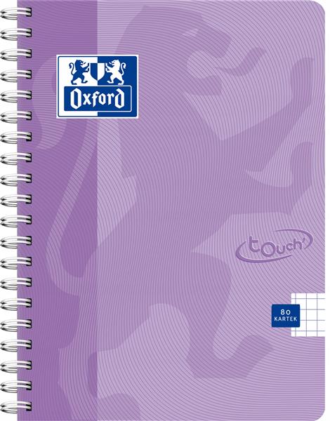 KOŁOZESZYT OXFORD TOUCH A5/80K KRATA MIX PASTEL