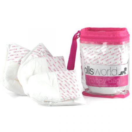 DOLLS WORLD: AKCESORIA - ZESTAW 4 PIELUSZEK
