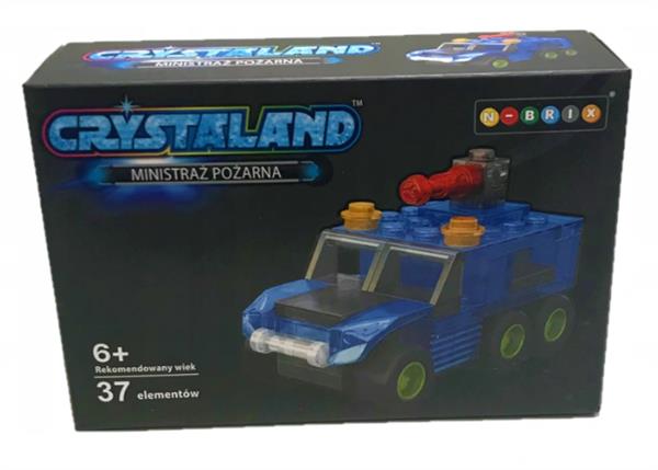 CRYSTALAND MINI STRAŻ POŻARNA 37 ELEMENTÓW
