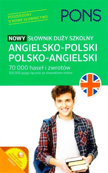 NOWY SŁOWNIK DUŻY SZKOLNY ANGIELSKO-POLSKI POLSKO-