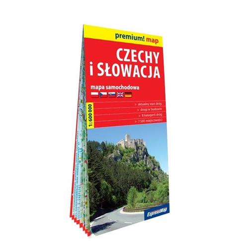 Premium! map Czechy i Słowacja 1:600 000