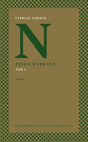 Pisma wybrane T.3 Dramaty