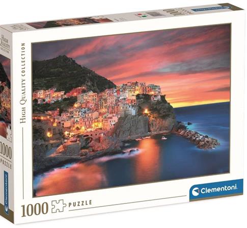 Clementoni, puzzle, Manarola, 1000 el.