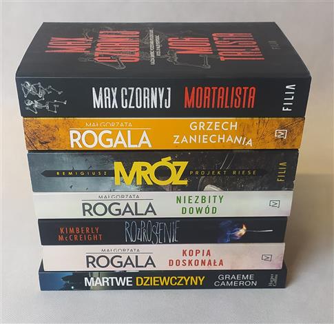PAKIET 7 KSIĄŻEK- KRYMINAŁ