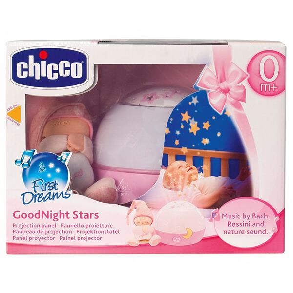 CHICCO FIRST DREAMS - PROJEKTOR GWIAZDEK RÓŻOWY