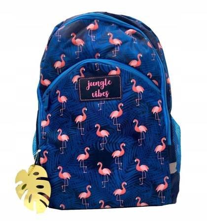 PLECAK DWUKOMOROWY JUNGLE VIBES FLAMINGI