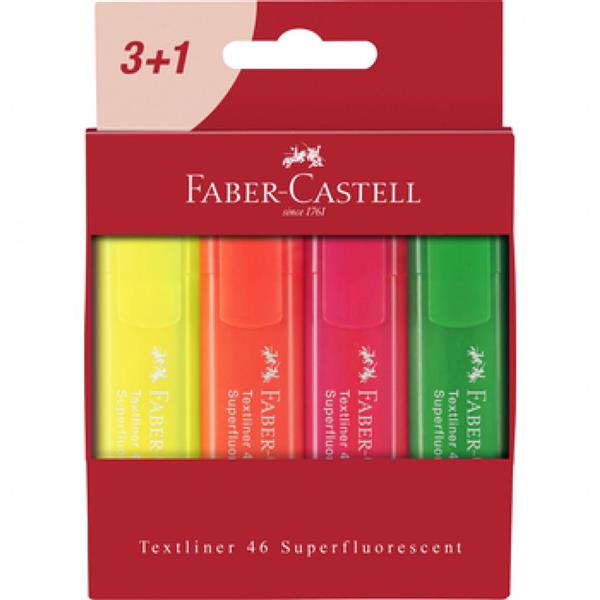 ZAKREŚLACZ 1546 FABER CASTELL OPAKOWANIE KARTONOWE